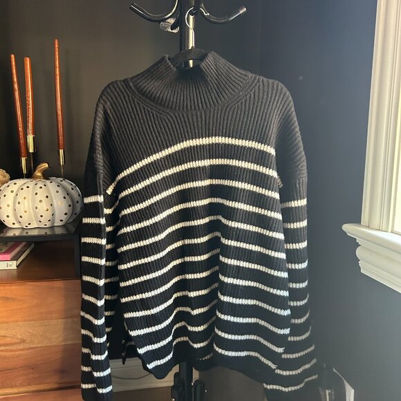 NWOT ALLSAINTS Melody Striped Sweater - Picture 5 of 5